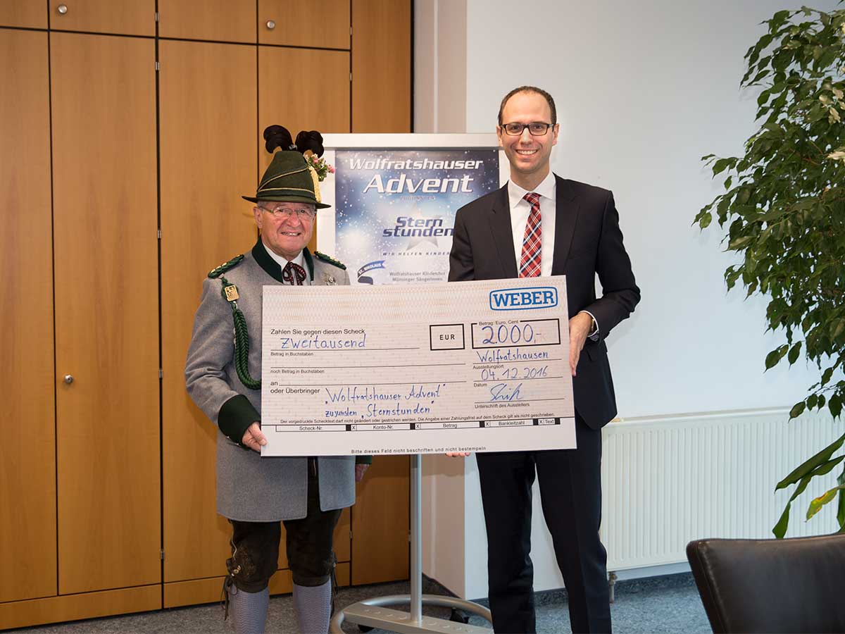 Sternstunden WEBER check presentation