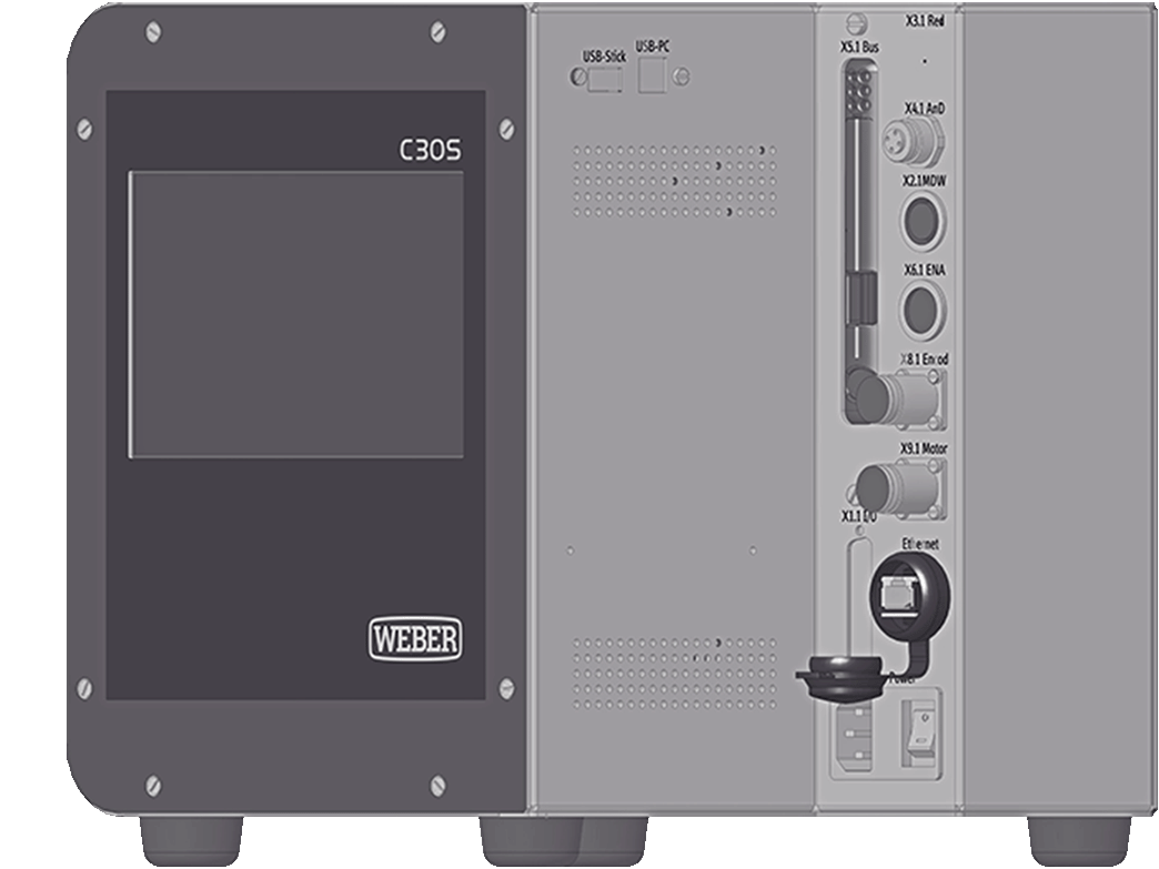 Control systems C30S WEBER CAD